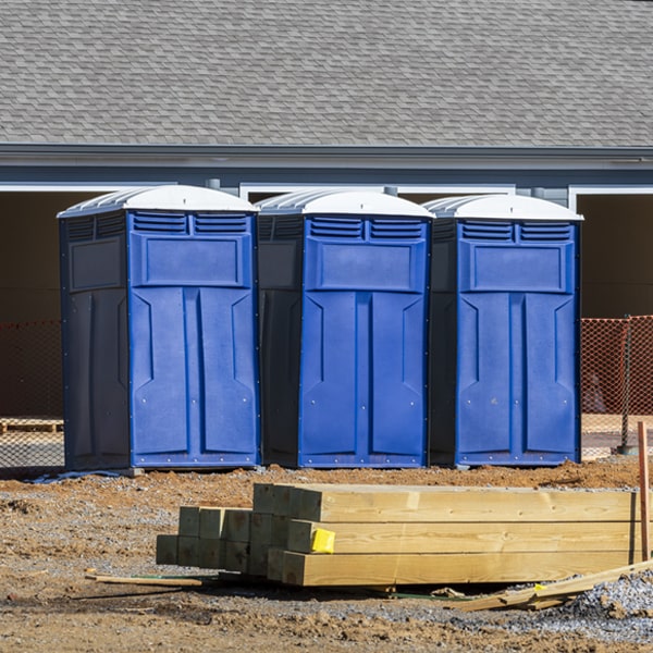 are there any restrictions on what items can be disposed of in the portable restrooms in Castle Shannon PA